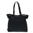 BURBERRY Black Label Tote Bag Nylon Leather 2way Black SilverNew bs18100 For Cheap