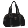 BURBERRY Black label Hand Bag Canvas Black SilverNew bs17697 For Cheap