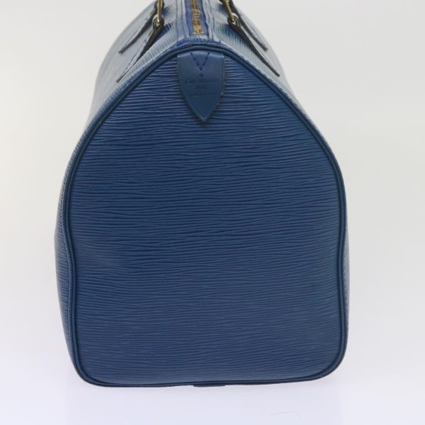 LOUIS VUITTON Epi Speedy 35 Hand Bag Toledo Blue M42995  uy136 Online Sale