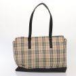 BURBERRY Nova Check Hand Bag Canvas Leather 2Set Beige BlackNew ti1939 on Sale