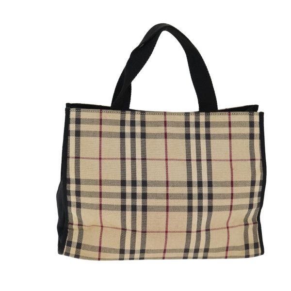 BURBERRY Nova Check Hand Bag Canvas BeigeNew yk13542 Online