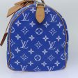 LOUIS VUITTON Monogram Speedy P9 Bandouliere 40 Hand Bag Blue M24418 Auth 76198S Hot on Sale