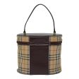 BURBERRY Nova Check Hand Bag Canvas Beige GoldNew 88121 Online