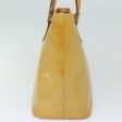 LOUIS VUITTON Monogram Vernis Houston Hand Bag Beige M91004  th5060 Online Hot Sale