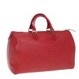 LOUIS VUITTON Epi Speedy 35 Hand Bag Castilian Red M42997  79993 For Cheap