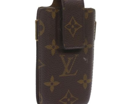 LOUIS VUITTON Monogram Etui Telephone International Cell Case M63064 Auth ac2504 Supply