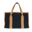 BURBERRY Nova Check Blue Label Hand Bag Canvas Navy BeigeNew ti2002 For Sale