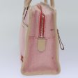 BURBERRY Nova Check Blue Nobel Hand Bag Canvas Pink BeigeNew bs15726 Online Hot Sale