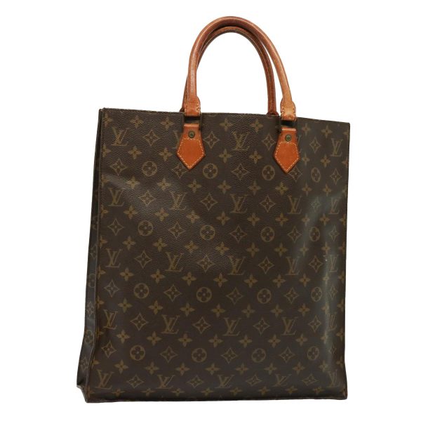 LOUIS VUITTON Monogram Sac Plat Hand Bag M51140  79079 Online Hot Sale