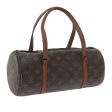 LOUIS VUITTON Monogram Papillon 30 Hand Bag Vintage M51385  yk9582 Hot on Sale