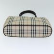 BURBERRY Nova Check Hand Bag Canvas BeigeNew 81654 For Sale