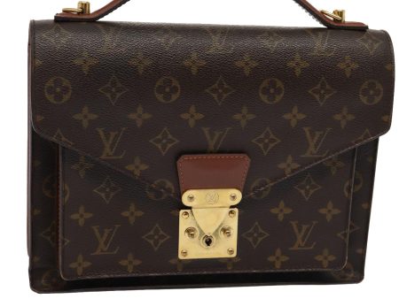 LOUIS VUITTON Monogram Monceau 28 Hand Bag 2way M51185  80338 on Sale