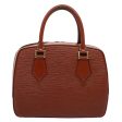 LOUIS VUITTON Epi Sablon Hand Bag Brown M52043  ep2553 Online now