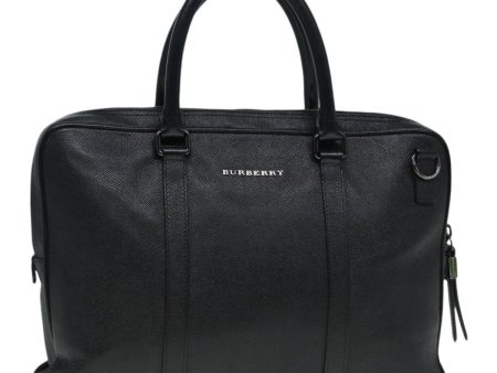 BURBERRY Hand Bag Leather Black SilverNew bs17638 Online now