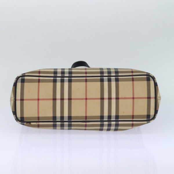 BURBERRY Nova Check Hand Bag Canvas BeigeNew yk14110 Online