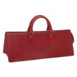 LOUIS VUITTON Epi Sac Triangle Hand Bag Red M52097  60556 on Sale