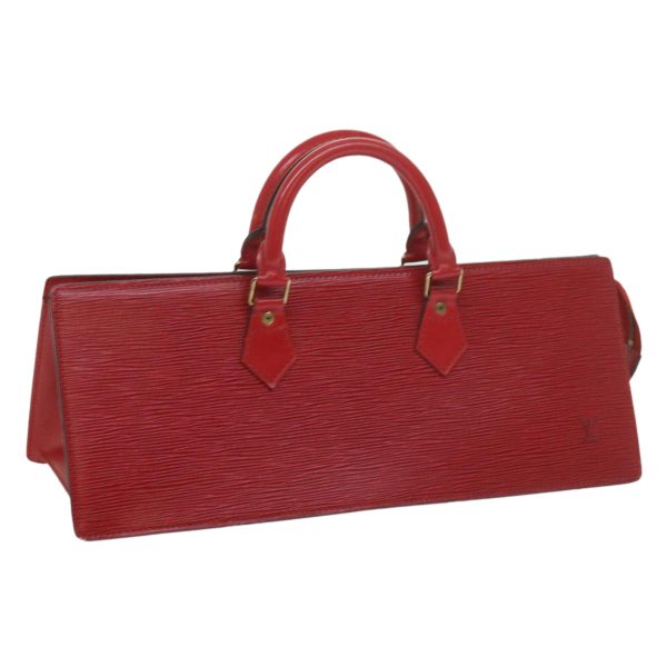 LOUIS VUITTON Epi Sac Triangle Hand Bag Red M52097  60556 on Sale