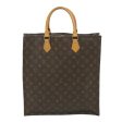 LOUIS VUITTON Monogram Sac Plat Hand Bag M51140  58745 Online now