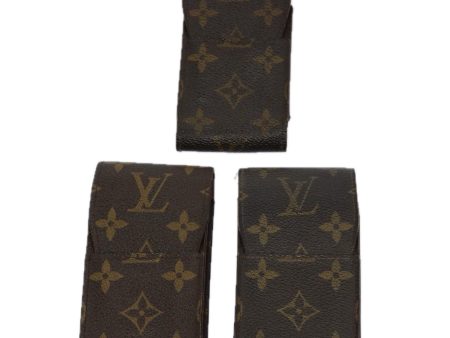 LOUIS VUITTON Monogram Cigarette Case 3Set  60817 Hot on Sale