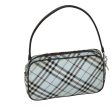 BURBERRY Nova Check Blue Label Hand Bag Nylon Light BlueNew bs15360 Online Sale