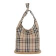 BURBERRY Nova Check Hand Bag Canvas BeigeNew 77629 For Sale