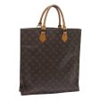 LOUIS VUITTON Monogram Sac Plat Hand Bag M51140  bs10123 Online Sale