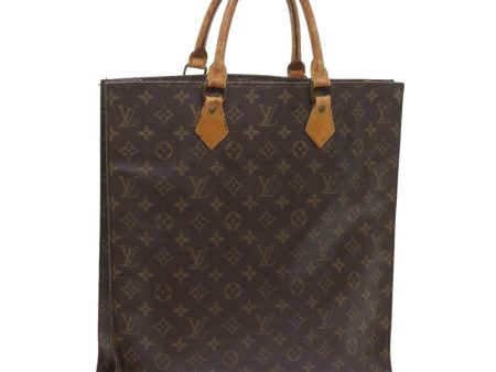 LOUIS VUITTON Monogram Sac Plat Hand Bag M51140  bs10123 Online Sale