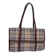 BURBERRY Nova Check Hand Bag Canvas BeigeNew yk13611 Online