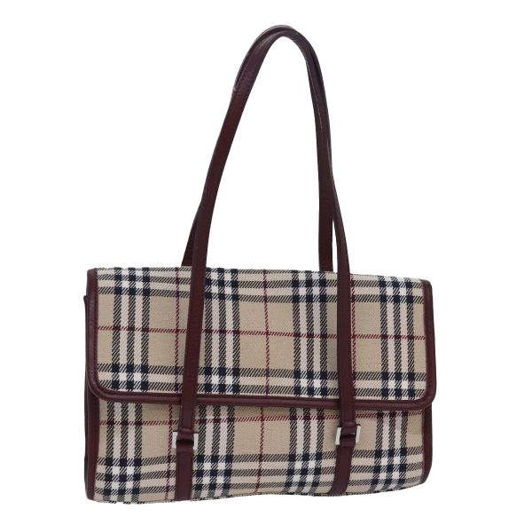 BURBERRY Nova Check Hand Bag Canvas BeigeNew yk13611 Online