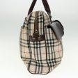 BURBERRY Nova Check Hand Bag Canvas Beige BrownNew bs14904 Discount