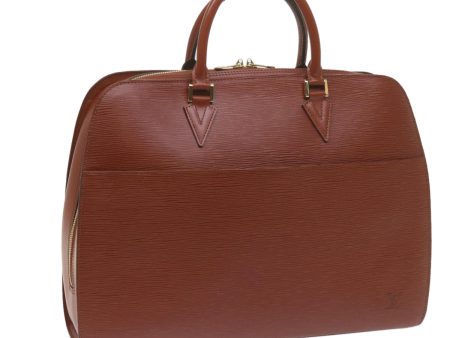 LOUIS VUITTON Epi Sorbonne Hand Bag Brown M54513  bs10368 Fashion