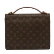 LOUIS VUITTON Monogram Monceau 28 Hand Bag 2way M51185  78303 Sale