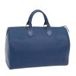 LOUIS VUITTON Epi Speedy 35 Hand Bag Toledo Blue M42995  uy136 Online Sale