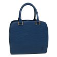 LOUIS VUITTON Epi Pont Neuf Hand Bag Blue M52055  60294 Online