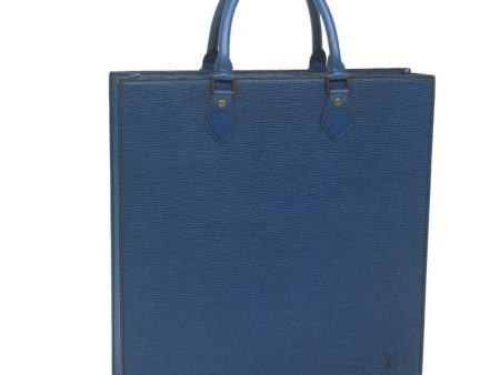 LOUIS VUITTON Epi Sac Plat Hand Bag Blue M52075  59325 Cheap