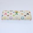 LOUIS VUITTON Monogram Multicolor Multi Cles 4 Keys Case White M60043 Auth 61500 Supply