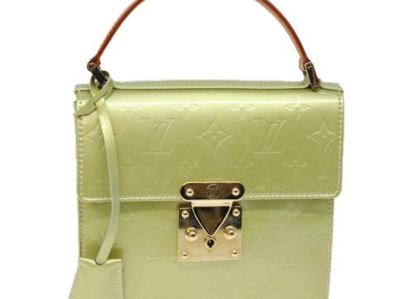 LOUIS VUITTON Monogram Vernis Spring Street Hand Bag Gris M91029  80344 For Cheap