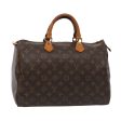 LOUIS VUITTON Monogram Speedy 35 Hand Bag M41524  yk13279 For Cheap