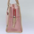 BURBERRY Nova Check Blue Nobel Hand Bag Canvas Pink BeigeNew bs15726 Online Hot Sale