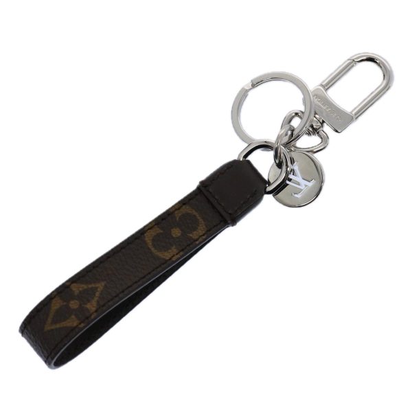 LOUIS VUITTON Monogram Porte Cles Slim Dragonne Key Ring M77165  ac2506 Online