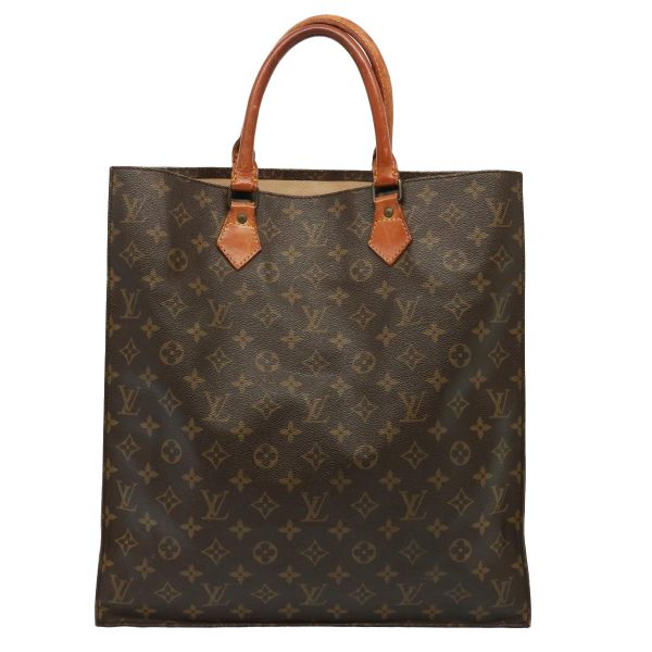 LOUIS VUITTON Monogram Sac Plat Hand Bag M51140  79079 Online Hot Sale