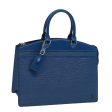 LOUIS VUITTON Epi Riviera Hand Bag Blue M48185  yk13155 Cheap