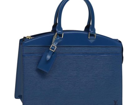 LOUIS VUITTON Epi Riviera Hand Bag Blue M48185  yk13155 Cheap