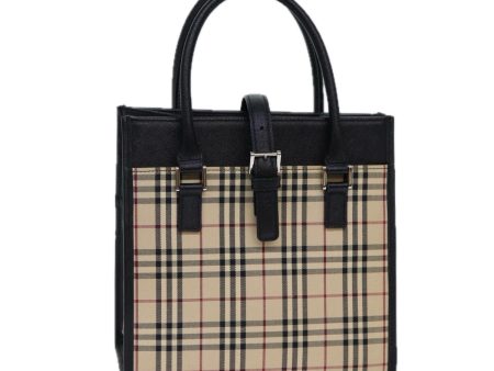 BURBERRY Nova Check Hand Bag Canvas BeigeNew bs15796 Fashion