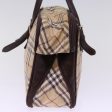 BURBERRY Nova Check Blue Label Hand Bag Canvas Beige BrownNew ti1764 Online Hot Sale