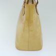 LOUIS VUITTON Monogram Vernis Houston Hand Bag Beige M91004  ki3837 on Sale