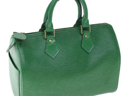 LOUIS VUITTON Epi Speedy 25 Hand Bag Borneo Green M43014  59511 Online Sale