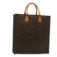 LOUIS VUITTON Monogram Sac Plat Hand Bag M51140  80399 For Sale