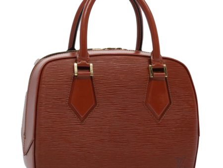 LOUIS VUITTON Epi Sablon Hand Bag Brown M52043  ep2553 Online now