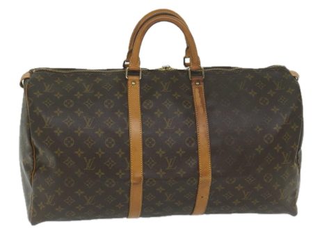 LOUIS VUITTON Monogram Keepall 55 Boston Bag M41424  60807 Fashion